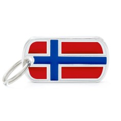 Flags Norway ID Tag