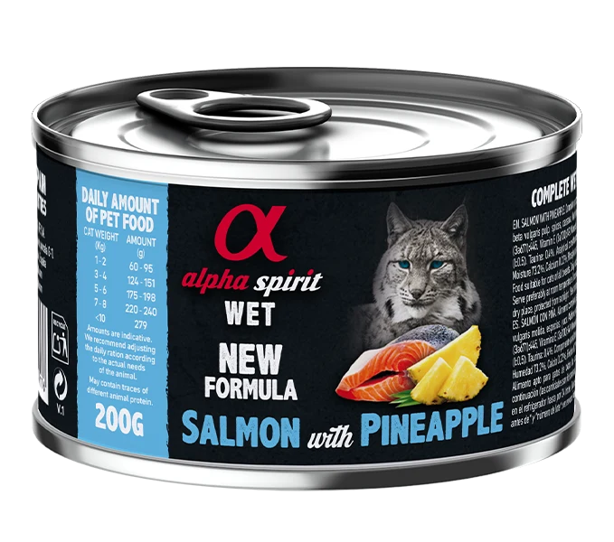 Paté de Salmón con Piña para Gatos