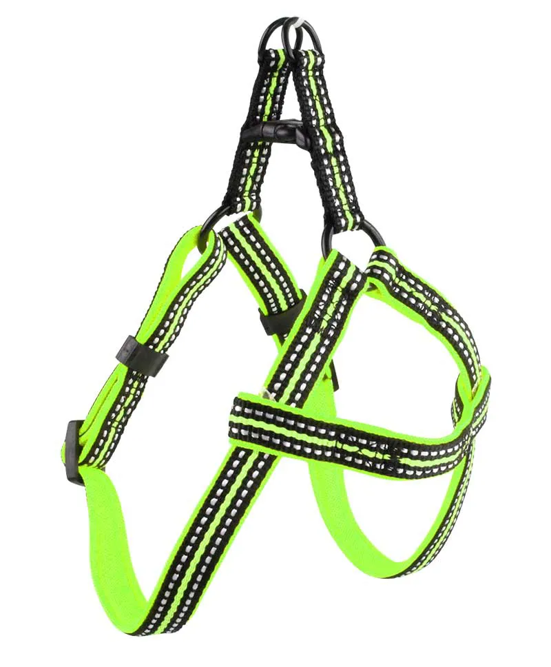 PEITORAL MACIO REFLETIVO PERRO - VERDE 25M