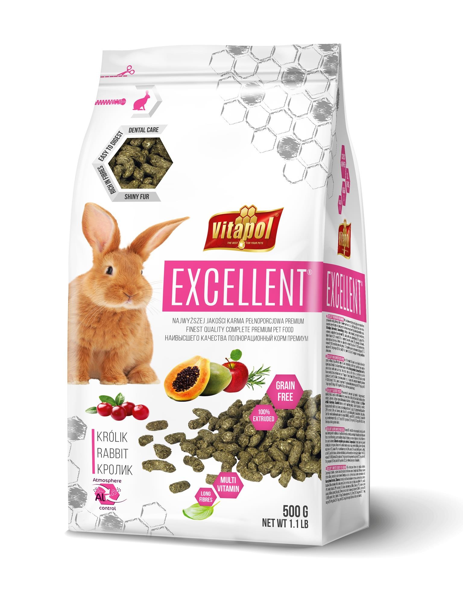 Excellent karma pełnoporcjowa dla królika 500 g
