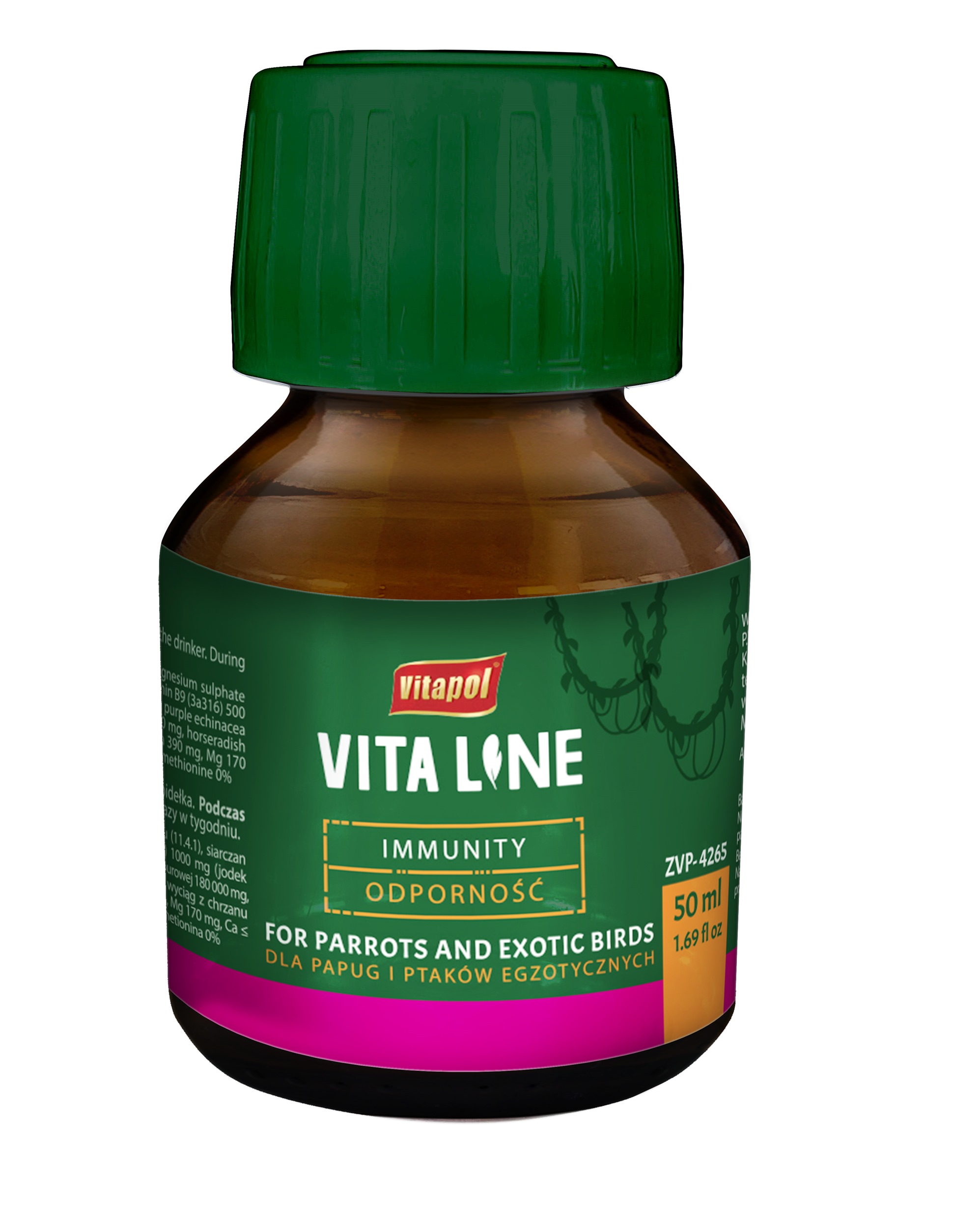 Vitaline na odporność dla ptaków egzotycznych 50ml