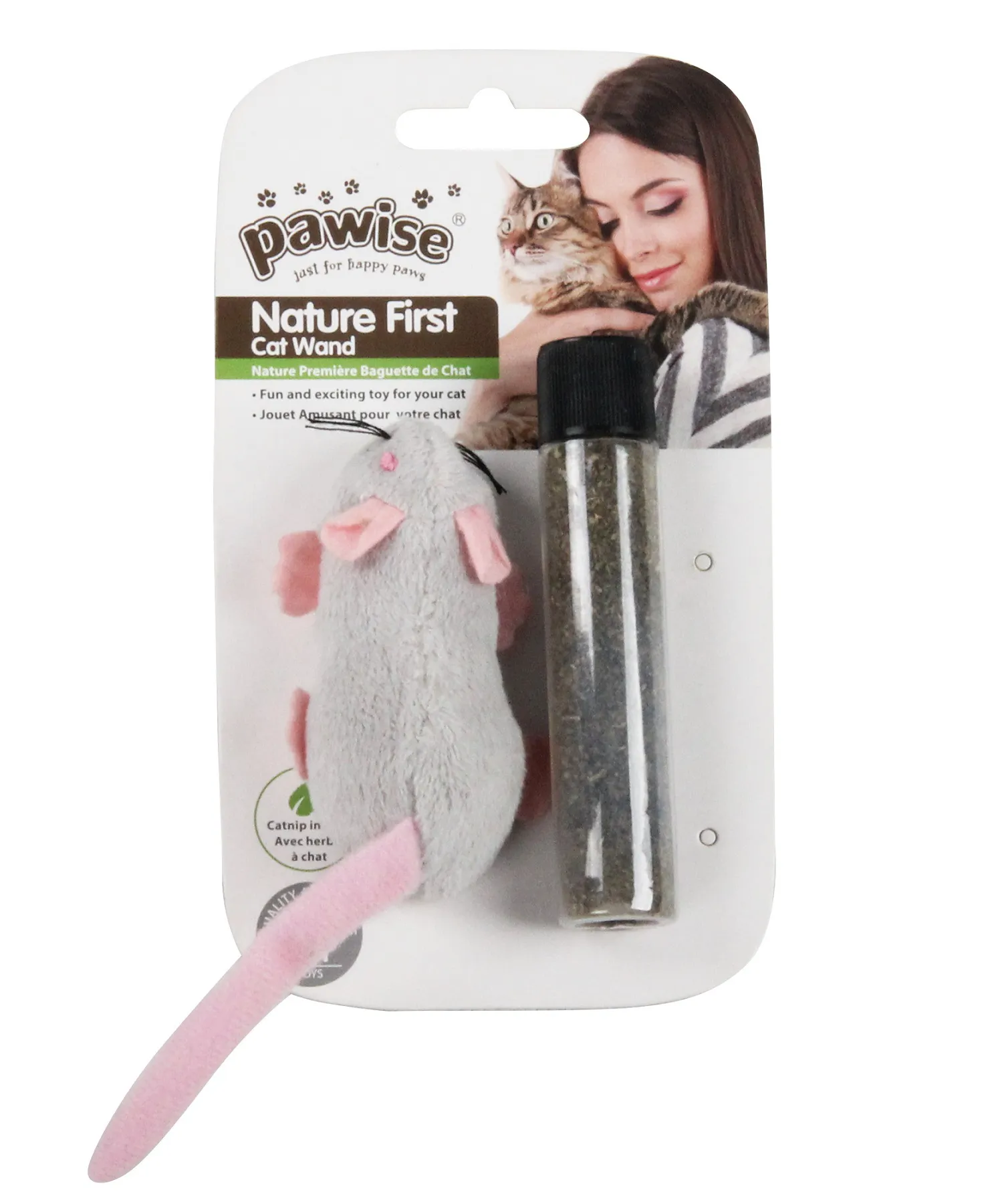 BRINQUEDO RATINHO + REFIL CATNIP ERVA (B