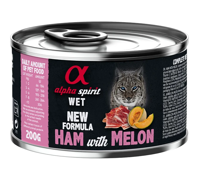 Paté de Jamón con Melón para Gatos