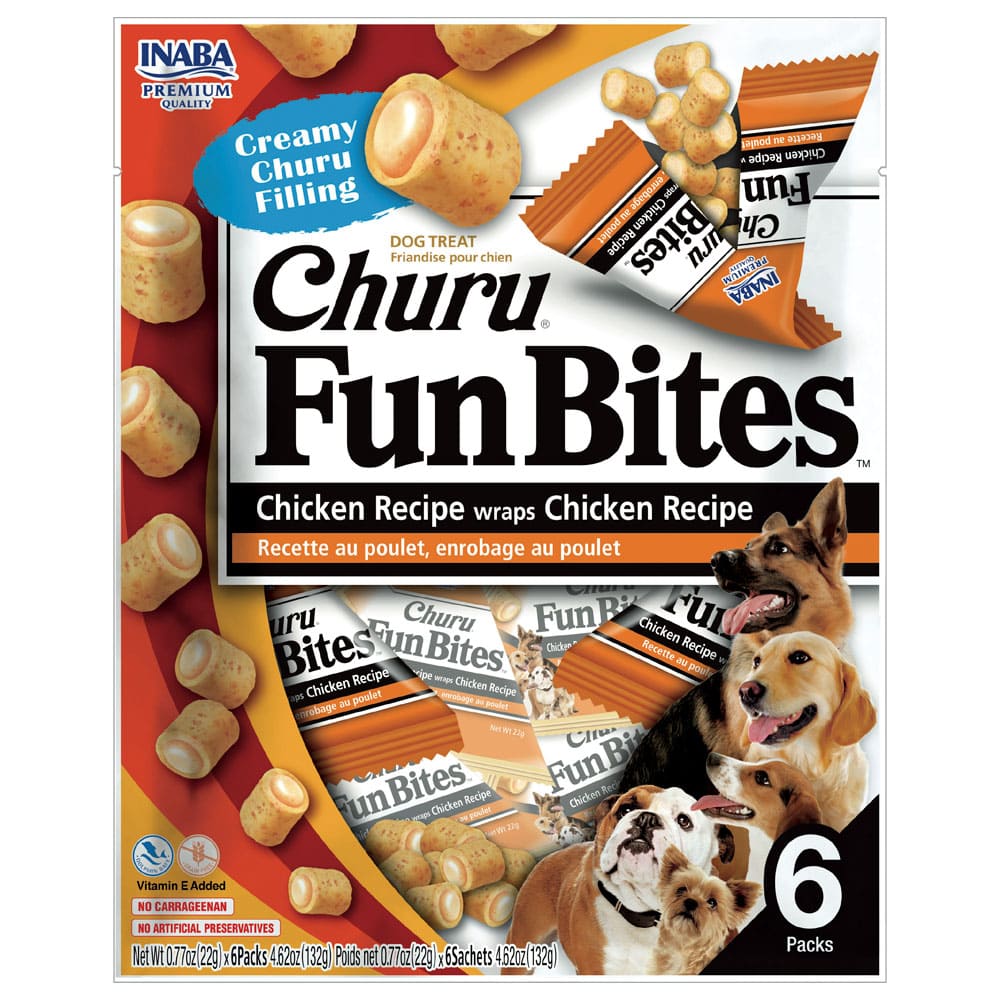 Dog Churu Fun Bites de pollo
