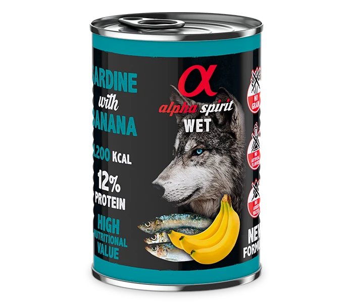 Paté de Sardina con Plátano para Perros