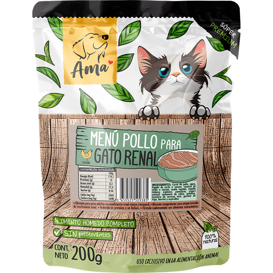 Gato Sachet Pollo Renal