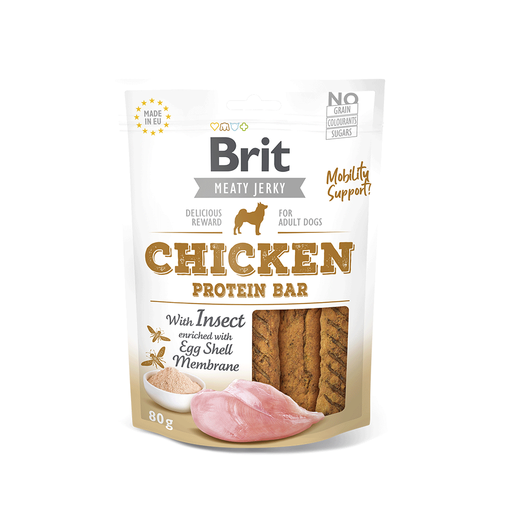 Brit Jerky Snack Chicken with Insect Protein Bar for Dogs