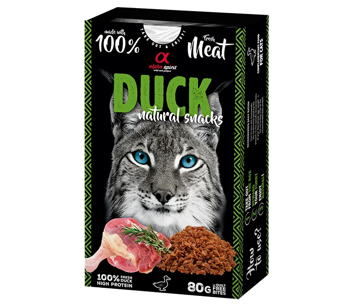Natural Snack para Gatos - Pato