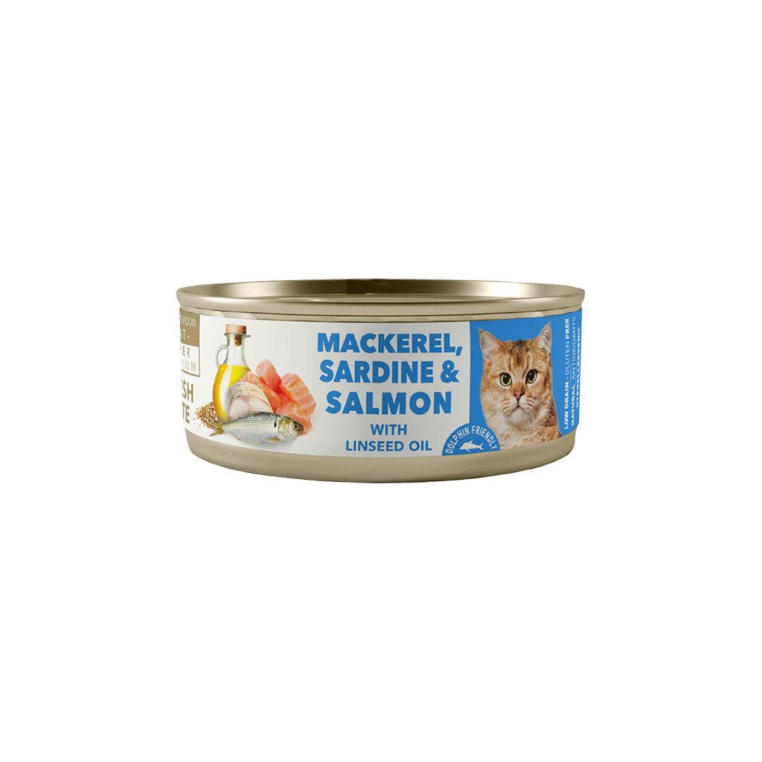 Amity Mackerel, Sardine And Salmon Adult Cat Wet Food