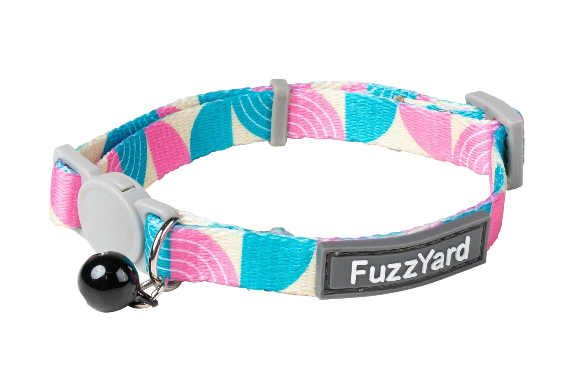Cat Collar - New Wave - Teal/Pink