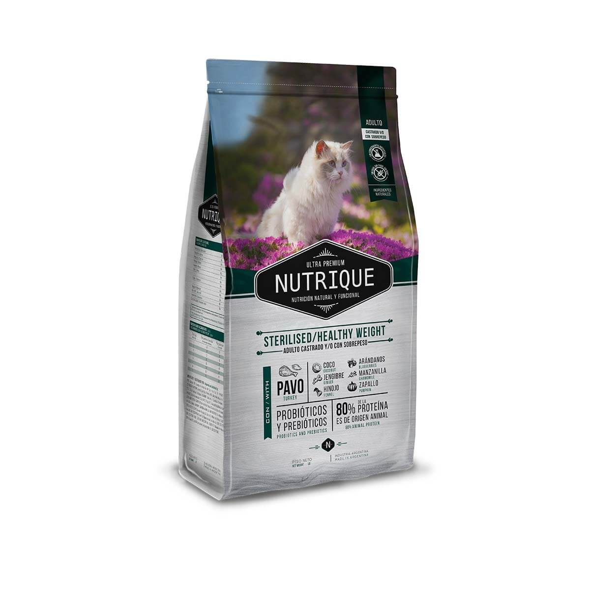 Nutrique Young Adulto Sterilised Healthy Weight para Gato