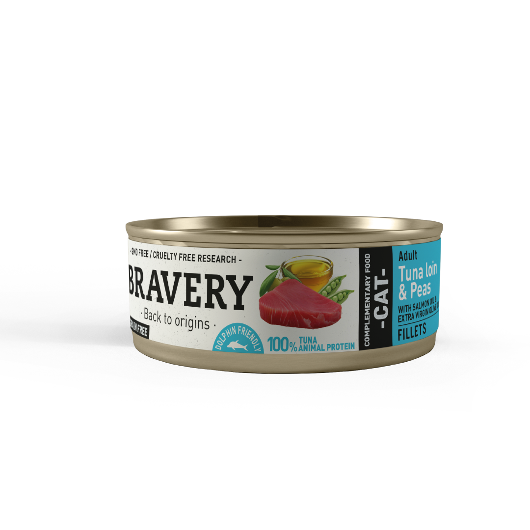 Tuna Loin And Peas Cat Wet Food