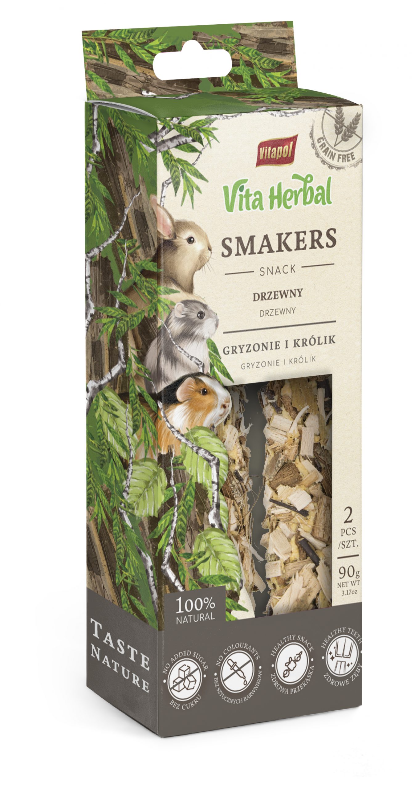 Vita Herbal Smakers drzewny dla gryzoni i królika
