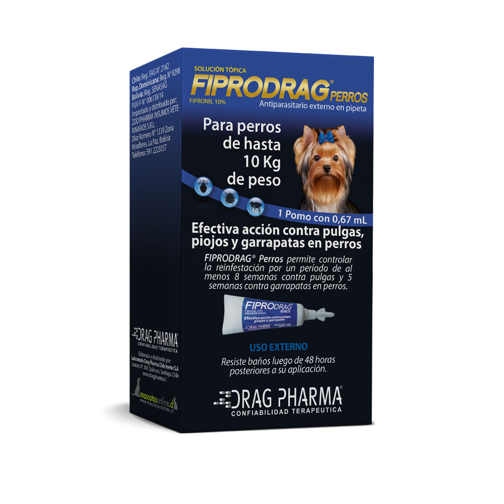 FIPRODRAG® Perro hasta 10 Kg