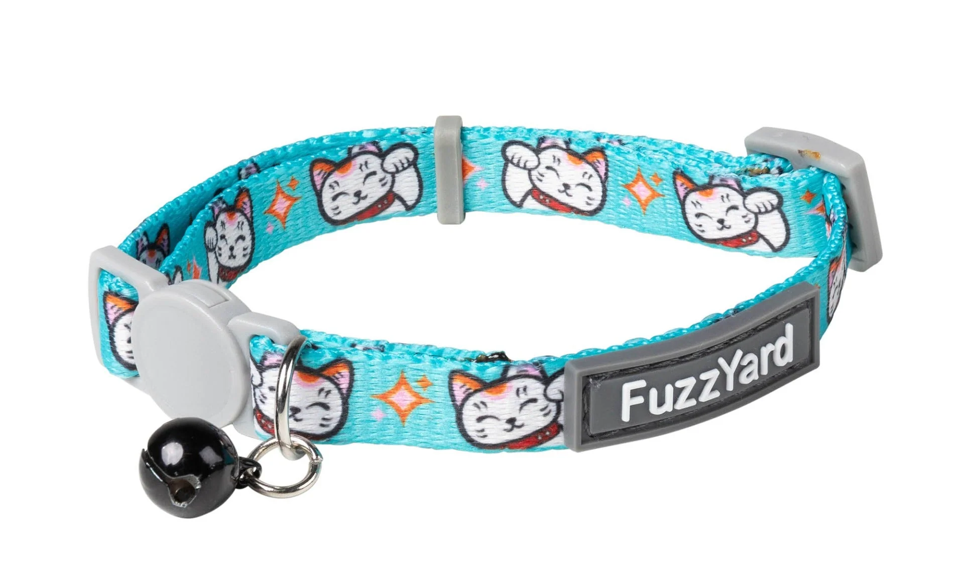 Cat Collar - Lucky Fur-Tune - Teal