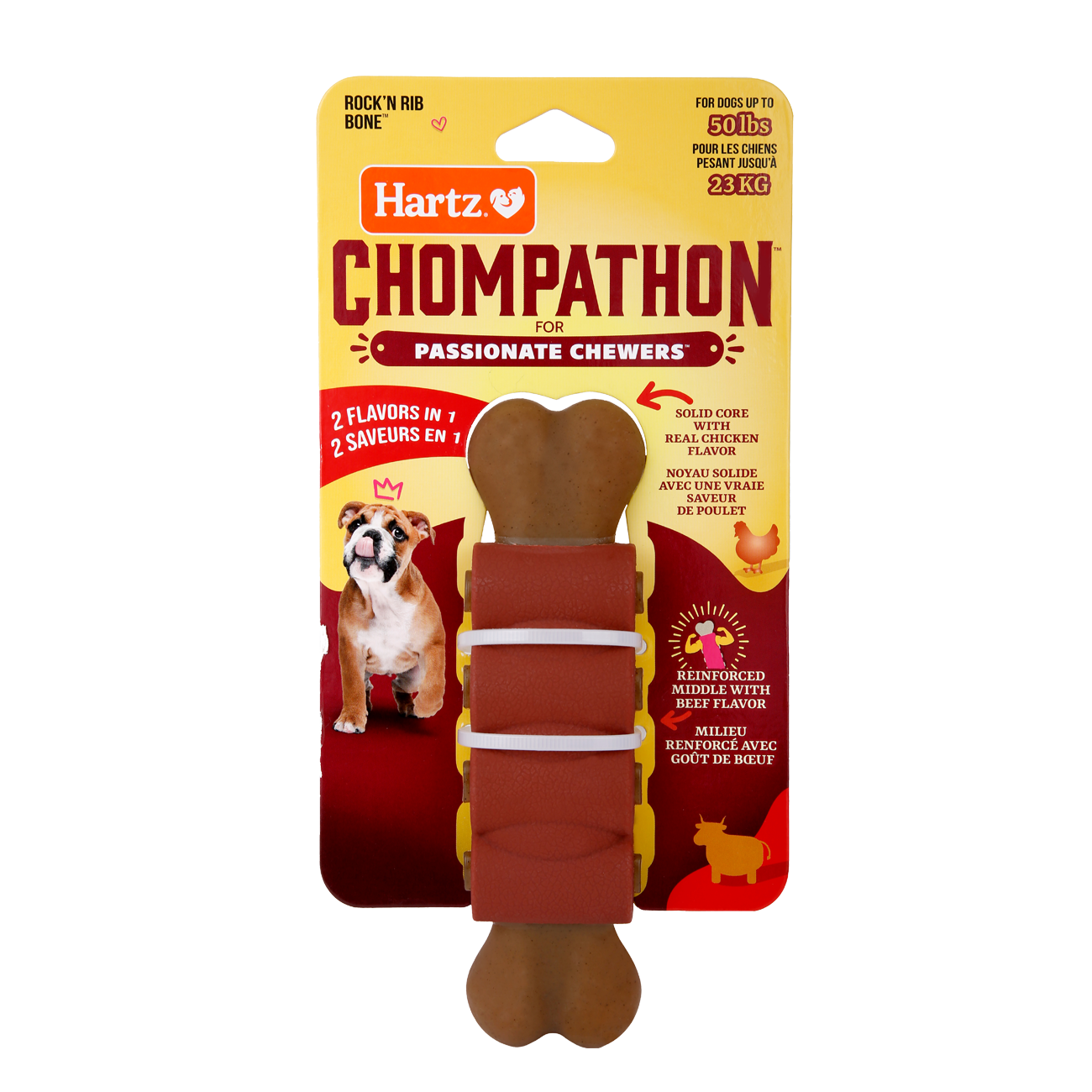 Hartz® Chompathon™ Rock ‘N Rib™ for Passionate Chewers™