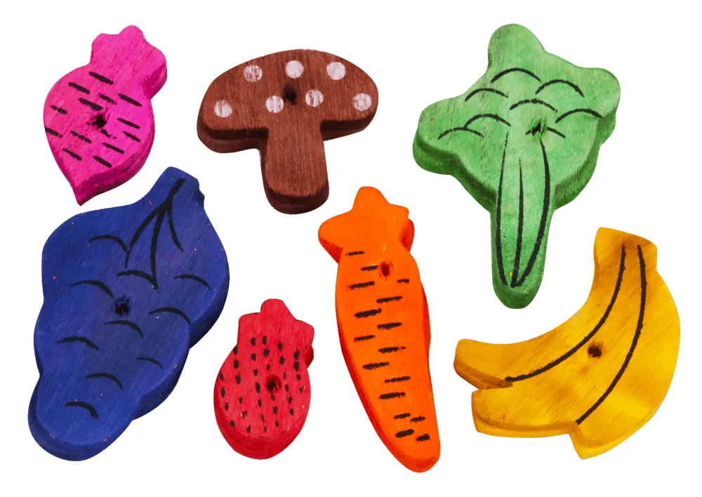 BRINQUEDO PARA ROEDORES VEGETAIS EM MADE