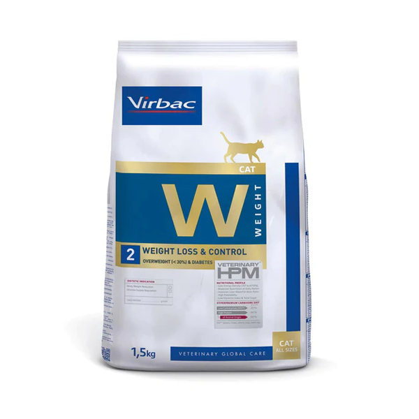 W2 Weight Loss & Control - Pienso para gatos con sobrepeso y/o diabéticos