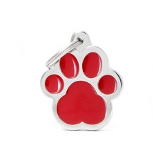 Classic Big Red Paw ID Tag