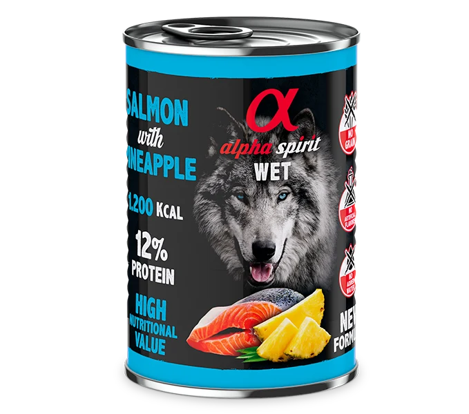 Paté de Salmón con Piña para Perros