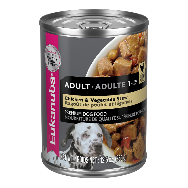 Eukanuba™ Adult Chicken & Vegetable Stew Canned Dog Food, 12.5 oz, case of 12