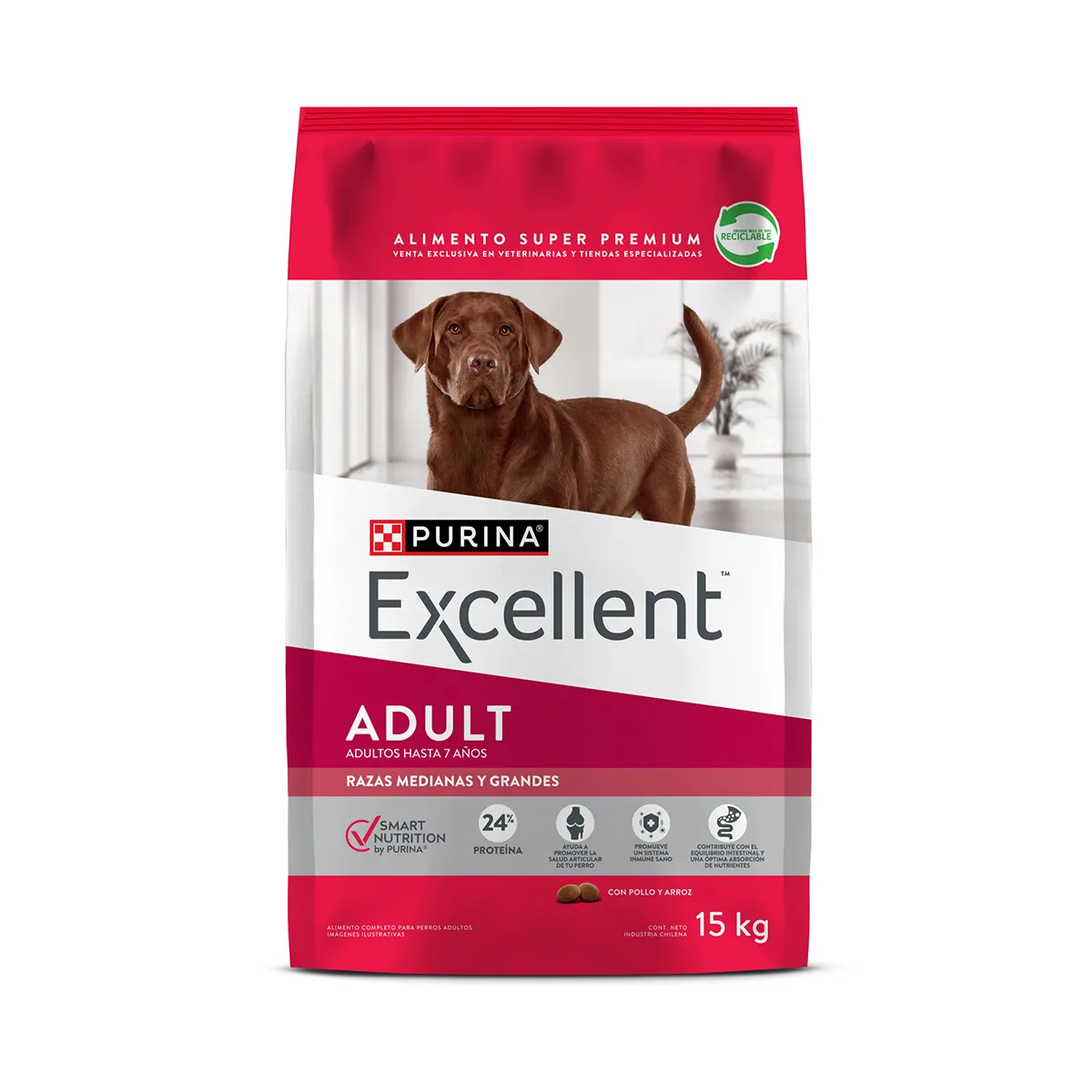 Purina Excellent® adultos razas medianas y grandes