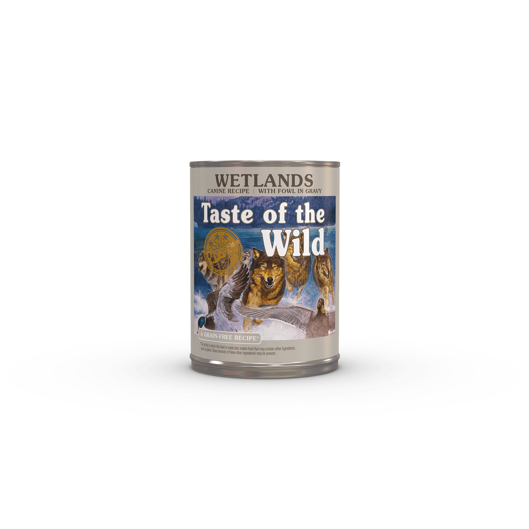Wetlands Canine Recipe with Fowl in Gravy