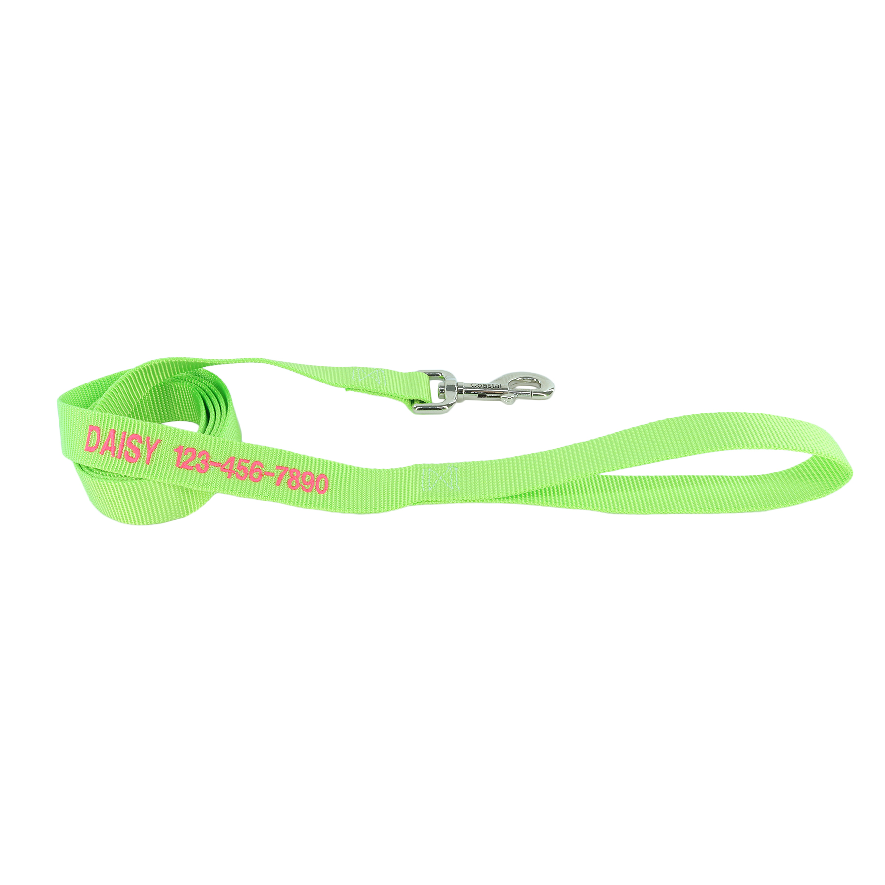 Coastal Single-Ply Dog Leash - Personalized