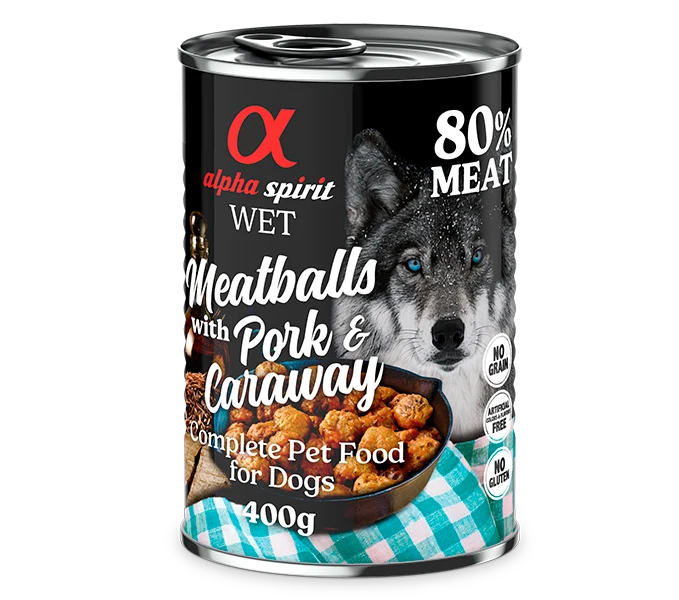 Albóndigas de Cerdo y Alcaravea para Perros