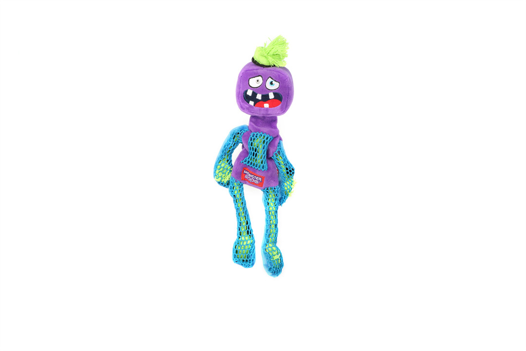 GiGwi Monster Rope Plush Toy Purple