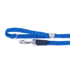 MyFamily Milano Dog Leash in Premier Quality Italian Light Blue Nylon