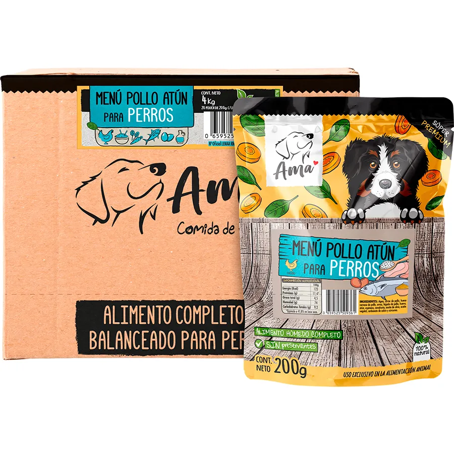 Perro Sachet Menu Pollo - Atun
