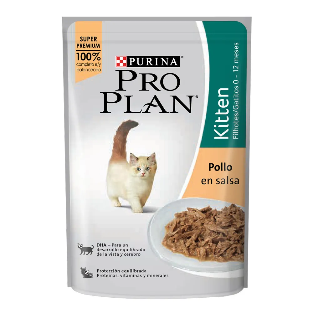 Pro Plan® gatitos de 0 a 12 meses, pollo en salsa