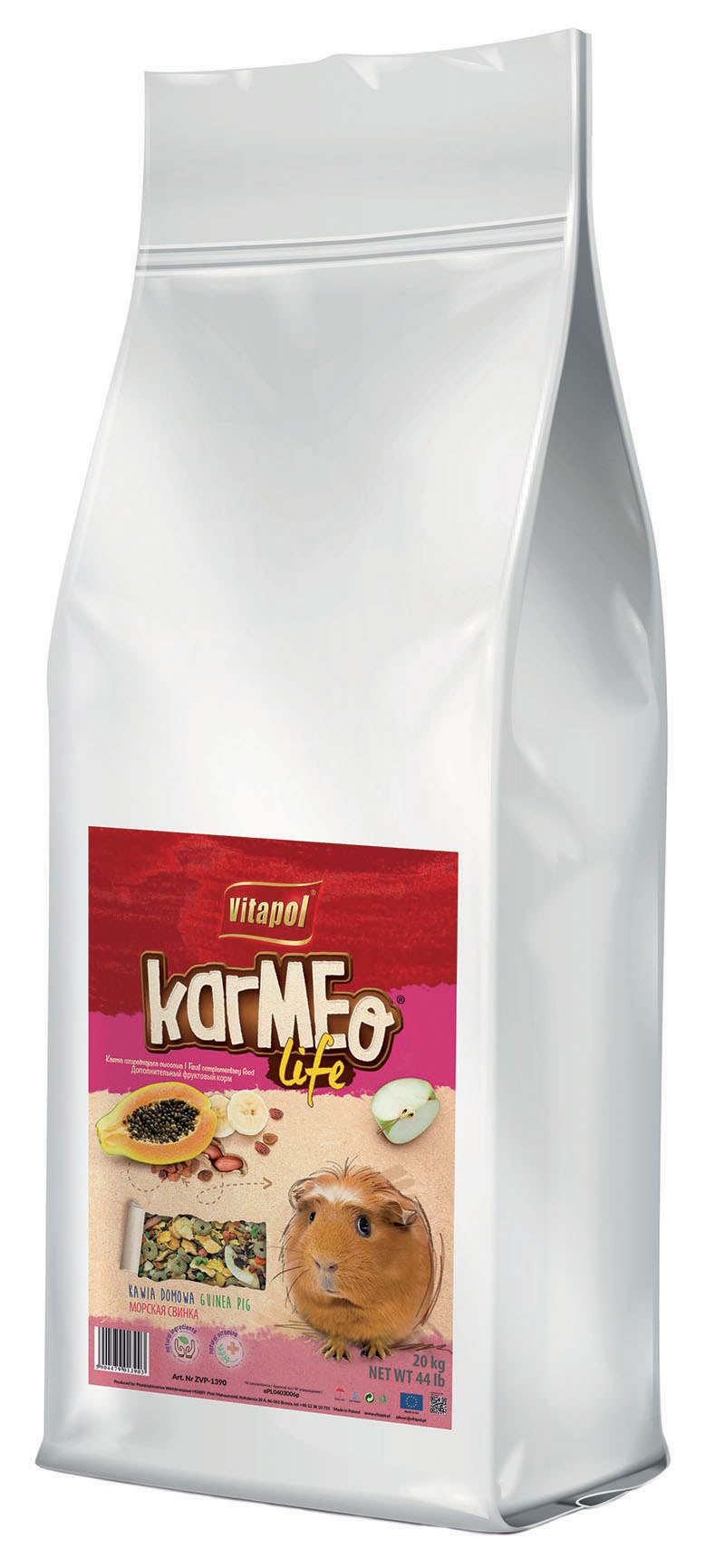 Karmeo Life karma owocowa dla kawii domowej 20kg