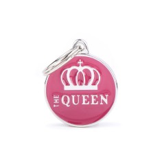 Charms Pequeño "The Queen" ID Tag