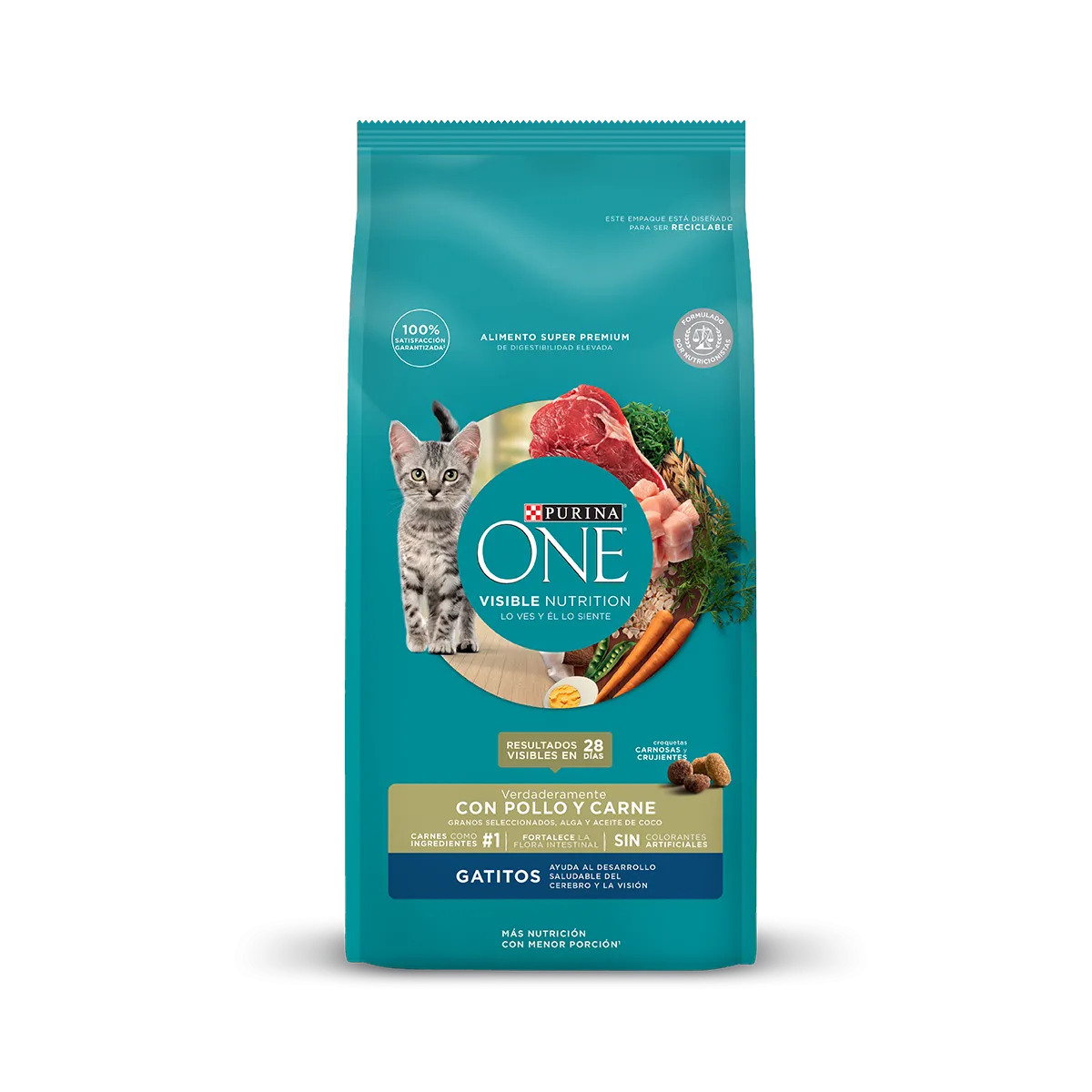 Purina One Gatitos de Pollo y Carne