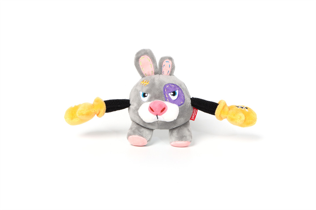 GiGwi Rock Zoo Boxer Rabbit