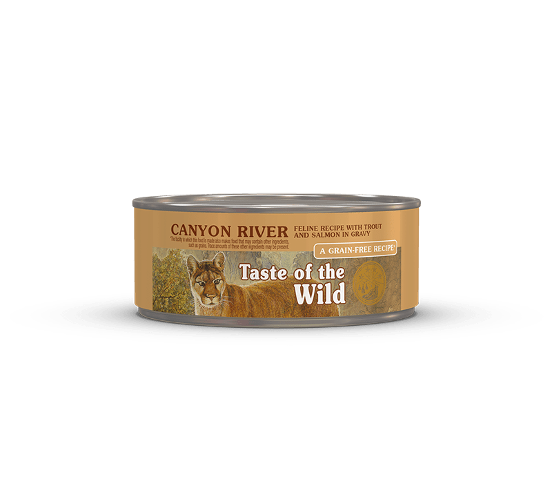 Canyon River Feline Recipe with Trout and Salmon in Gravy