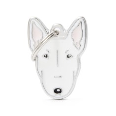 Friends White Bull Terrier ID Tag