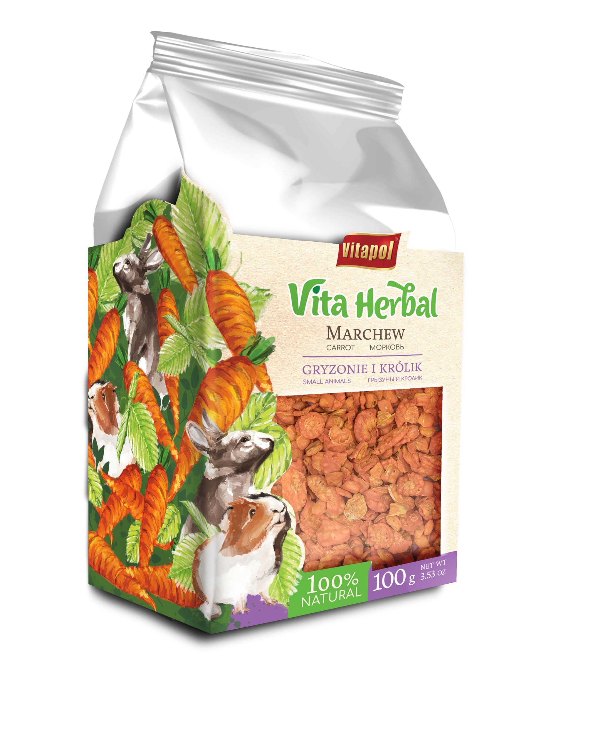 Vita Herbal suszona merchew dla królików i gryzoni 100 g