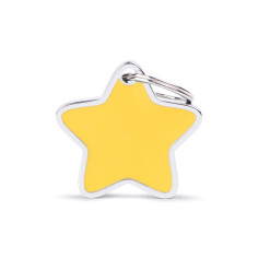 Charms Big Yellow Star ID Tag