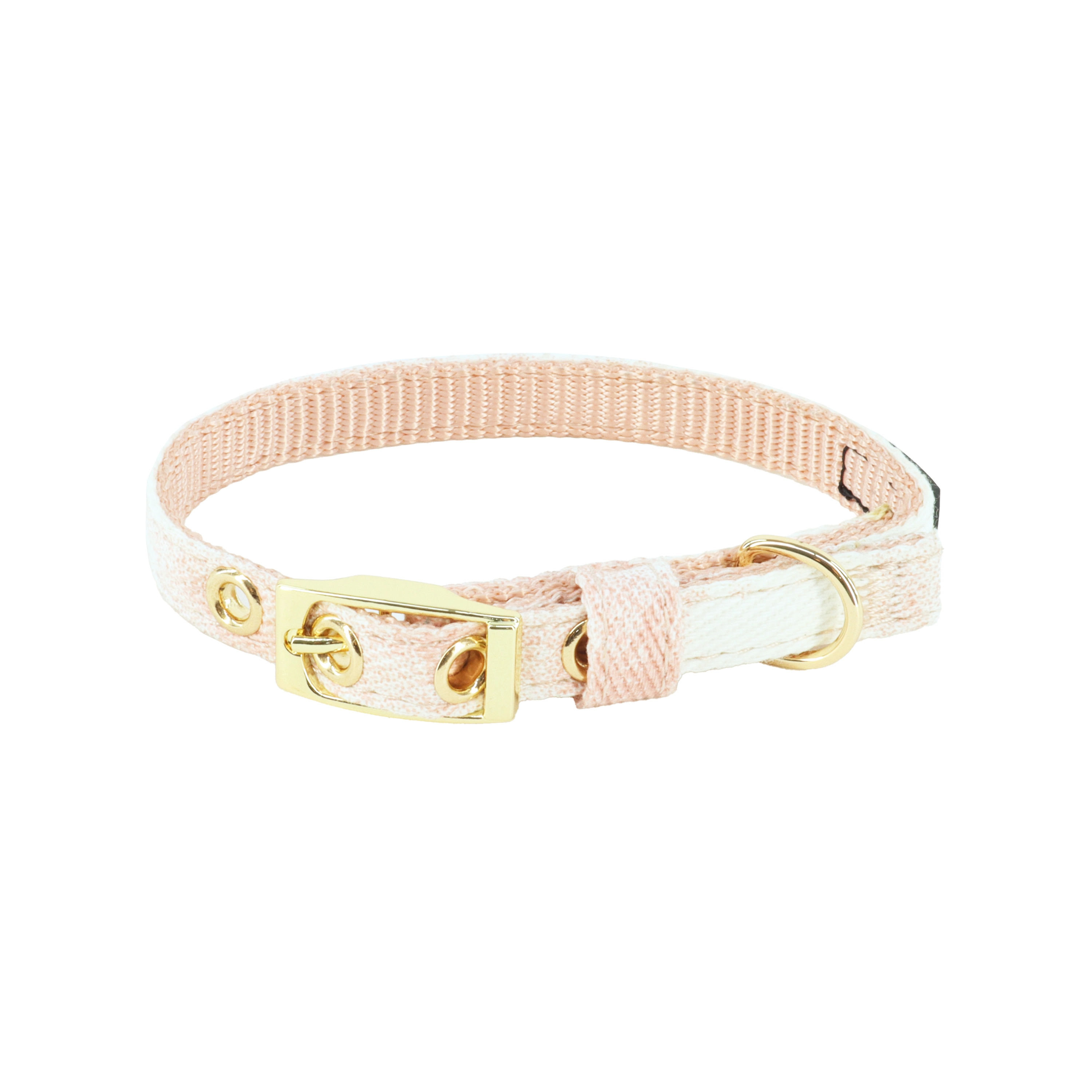 Li'l Pals by Coastal Posh Marbled Canvas Overlay Collar