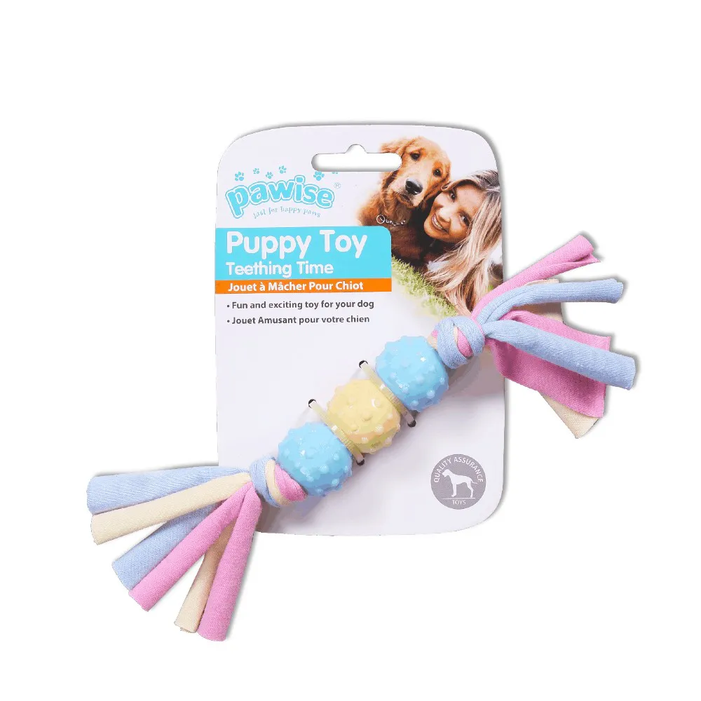 BRINQUEDO CACHORRO MORDEDOR BOLINHAS C/ COR