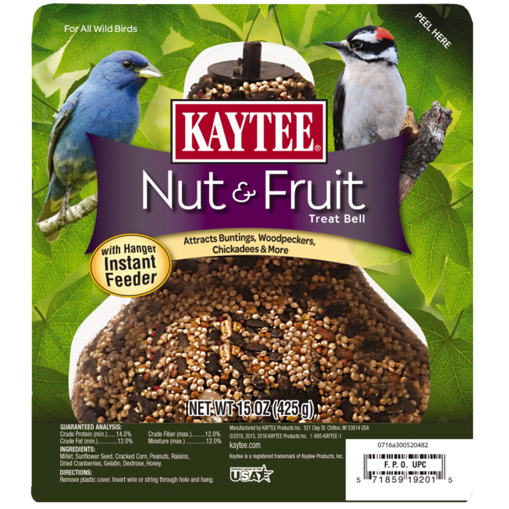 Kaytee Nut And Fruit Seed Treat Bell